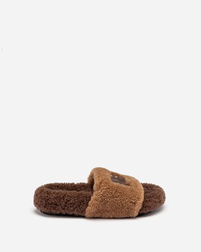Ugg Acacia Shearling Logo Slipper