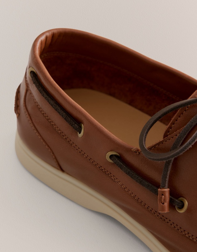 Trenery - Marven Boat Shoe in Teak