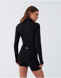 Upstate - Butter Cropped Zip Through