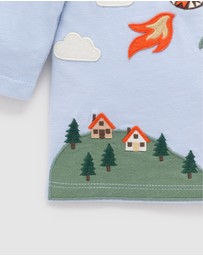 Purebaby - Flying Dragon Long Sleeve Tee -Kids-Babies