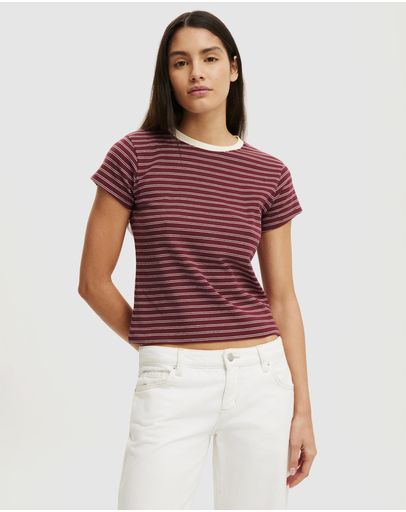 Peta Stripe Sour Cherry & Vanilla Glow