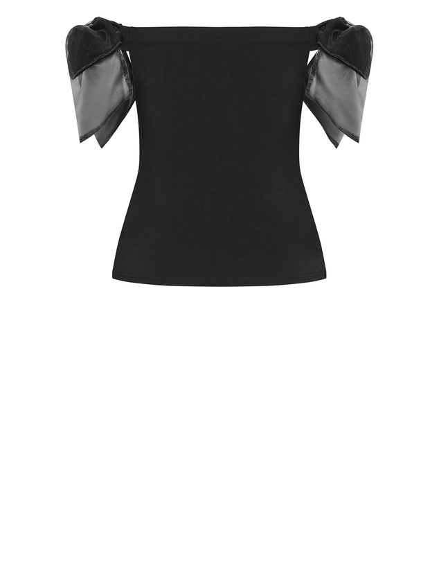 City Chic - Macie Bow Detail Top