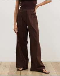 Atmos&Here - Esme Cotton Twill Pants