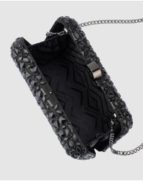 Olga Berg - Aviva Crystal Clutch