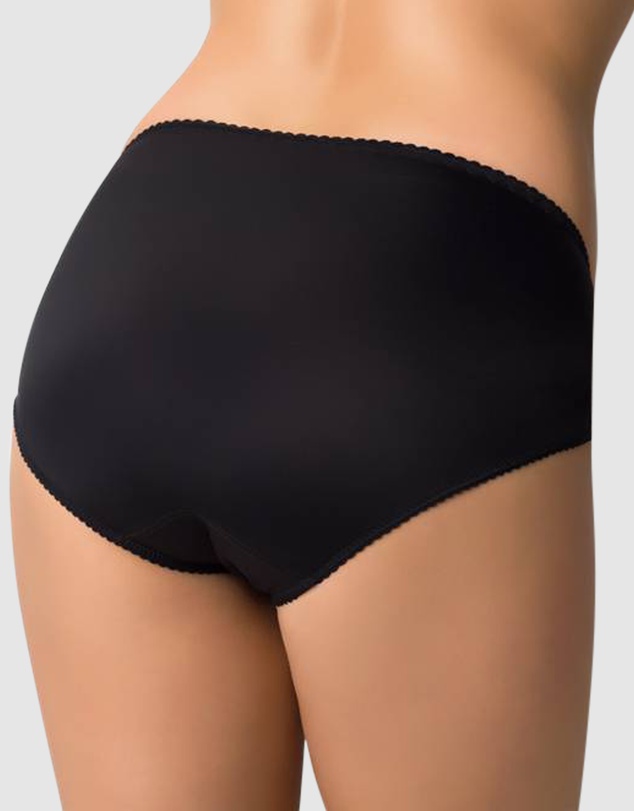 Nessa - Tatuaz Microfibre Full Cut Brief with Embroidery