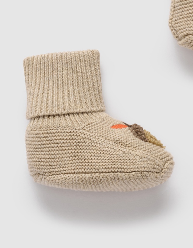 Purebaby - Magical Forest Knitted Bootie -Kids-Babies