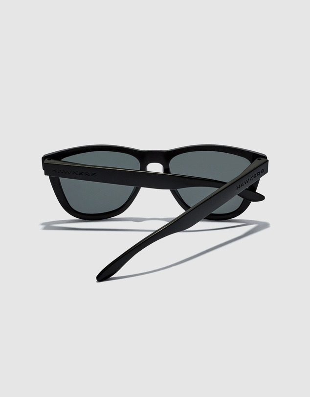 Hawkers Co - Polarized Dark Black One Raw Sunglasses for Men and Women UV400