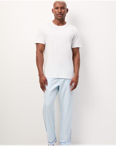 Baby Blue / White