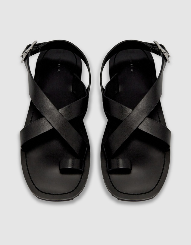 Brie Leon - Everyday Flat Sandal - Corn Leather