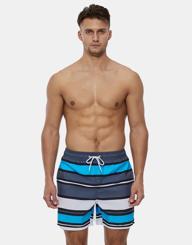 Vacancy Co - Bold Stripe Swim Short