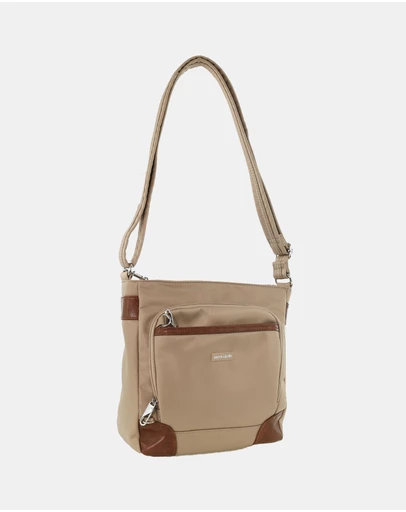 Pierre Cardin - Pierre Cardin Nylon Anti-Theft Cross Body Bag