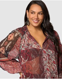 The Poetic Gypsy - Aurora Drift Blouse