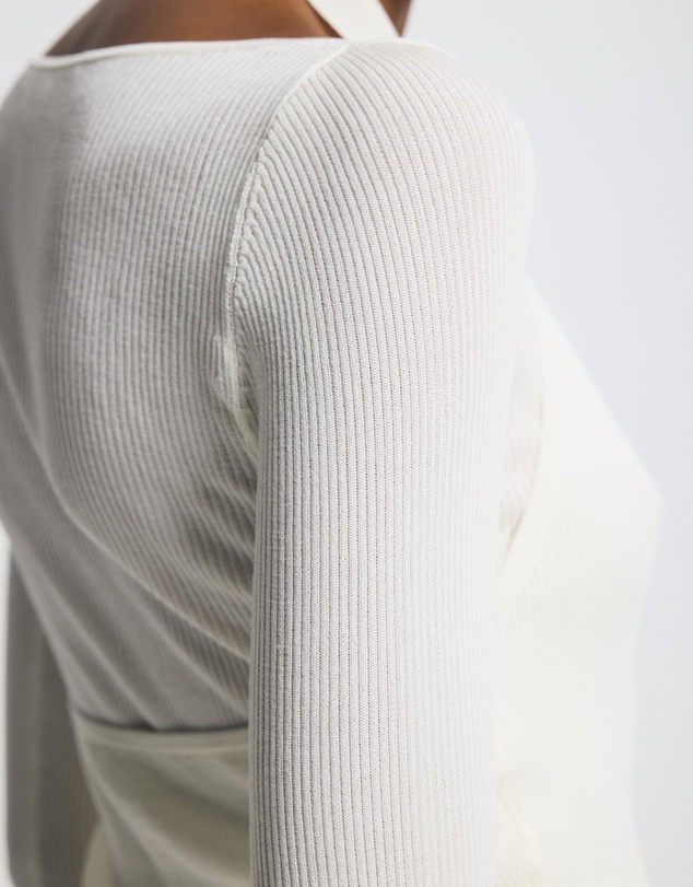 Lover - Solange Layered Knit Halter Top