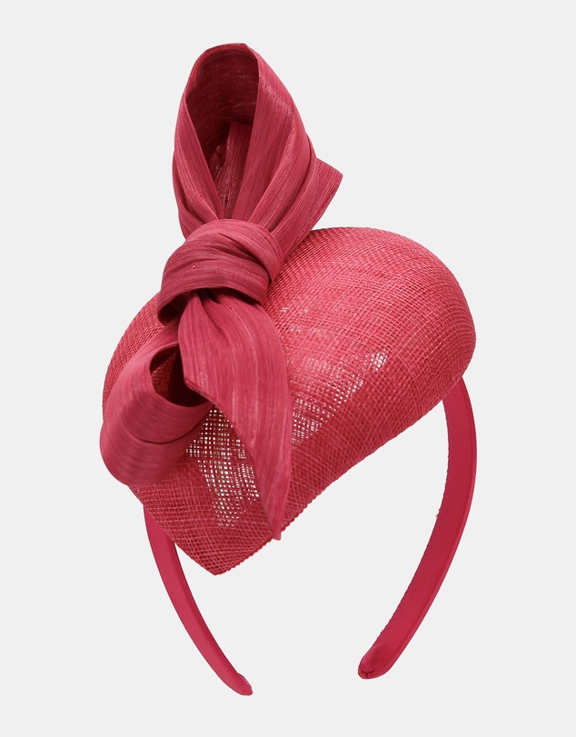 Morgan & Taylor - Rosie Fascinator in Hot Pink