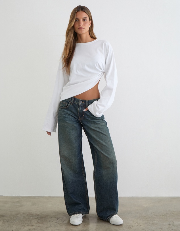 Motel Rocks - Low Rise Roomy Jeans