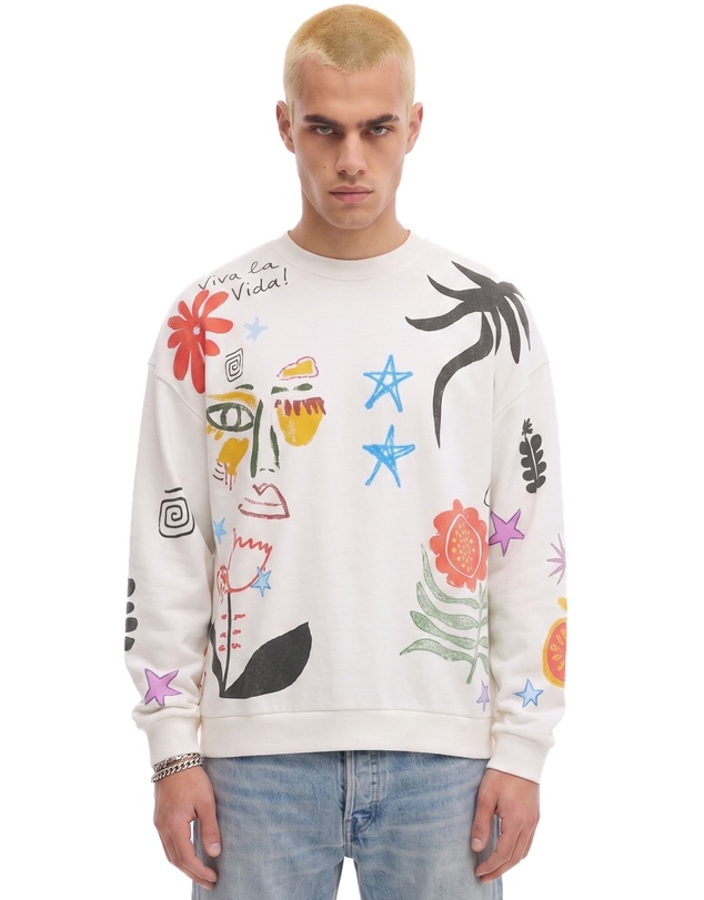 THE TALES - Illustrated Postcards Sweater