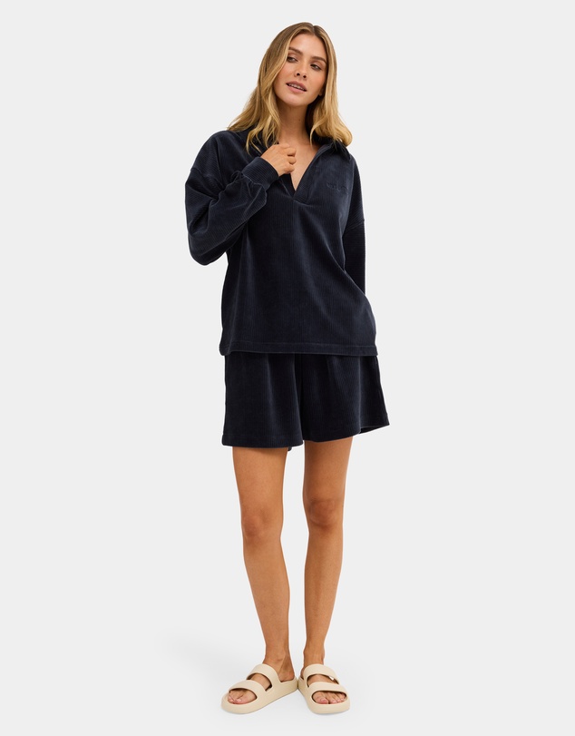 Billabong - Womens Good Day 2 Polo Long Sleeve Shirt