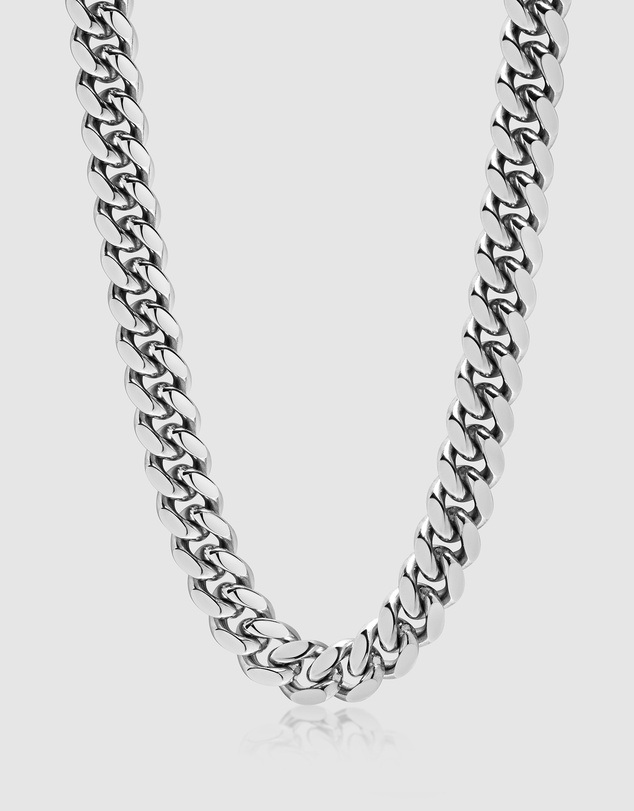 Nialaya Jewellery - Men's Chunky Cuban Chain Choker