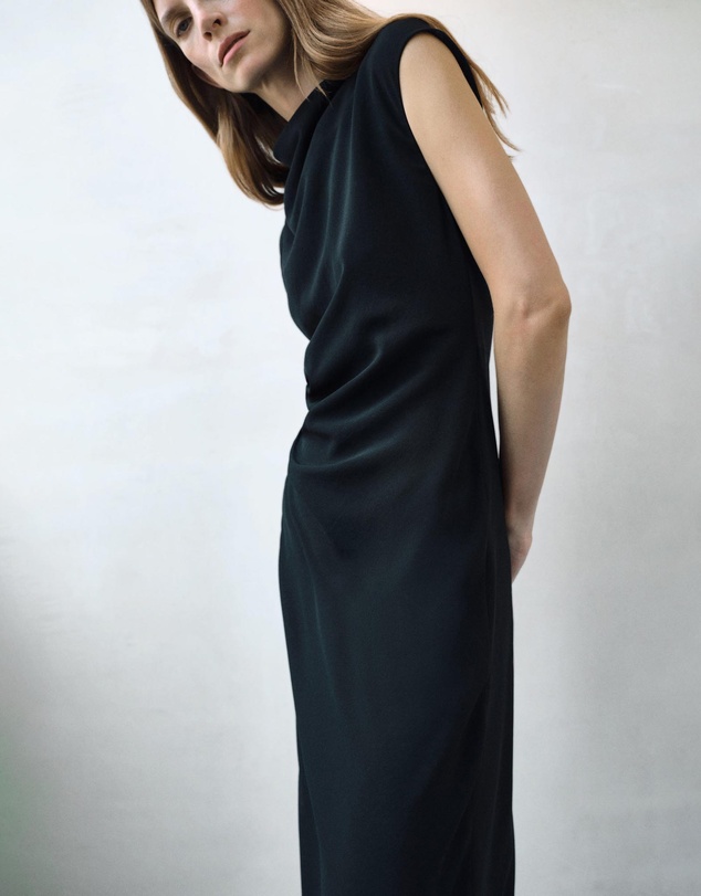 M.N.G - Ruched Midi Dress
