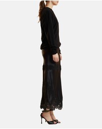 Cynthia Rowley - Satin Lace Skirt