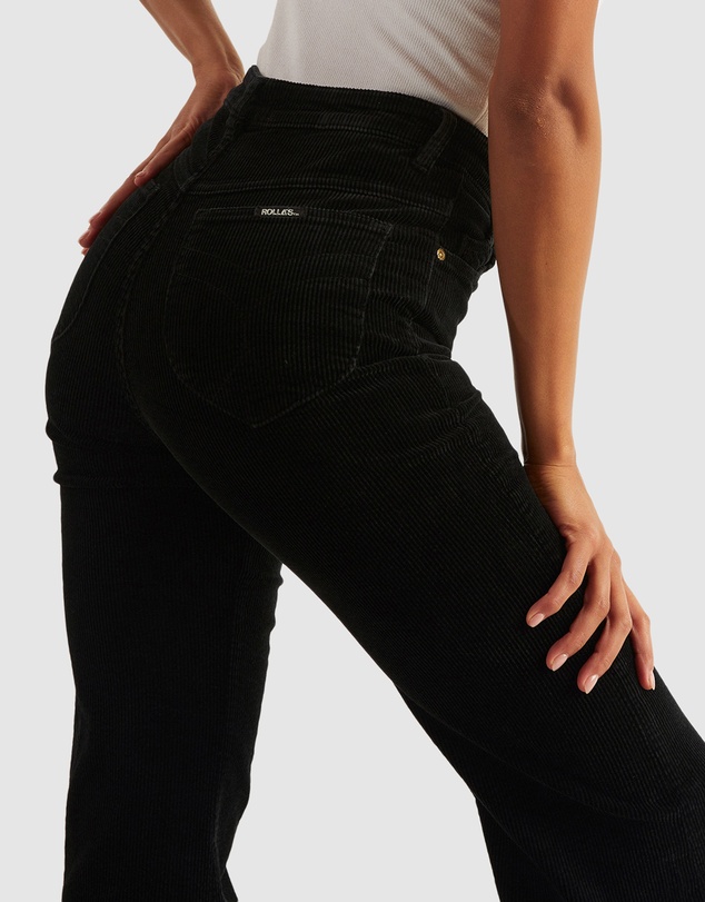 Rolla's - Eastcoast Flare Jean - Velvet Black