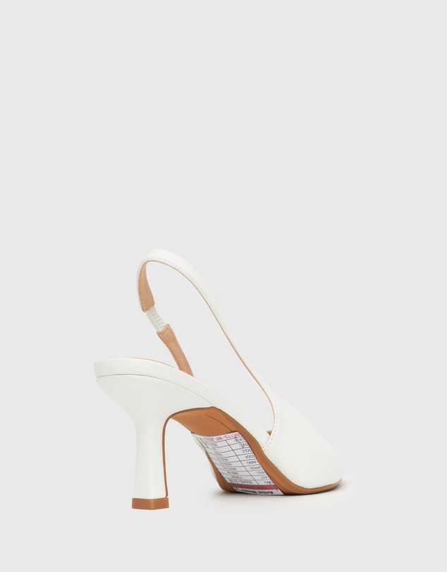 Betts - Wider Fit Jerry Slingback Stiletto Heel Pumps