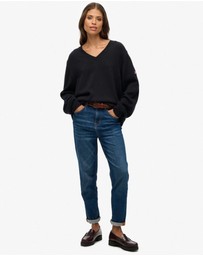 Superdry - Oversized V Neck Jumper
