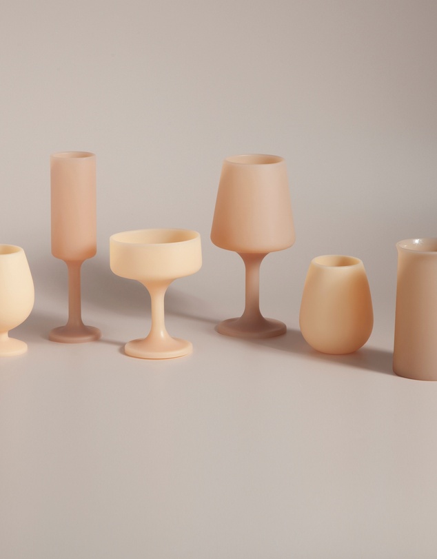 porter green - mecc | silicone unbreakable cocktail glasses