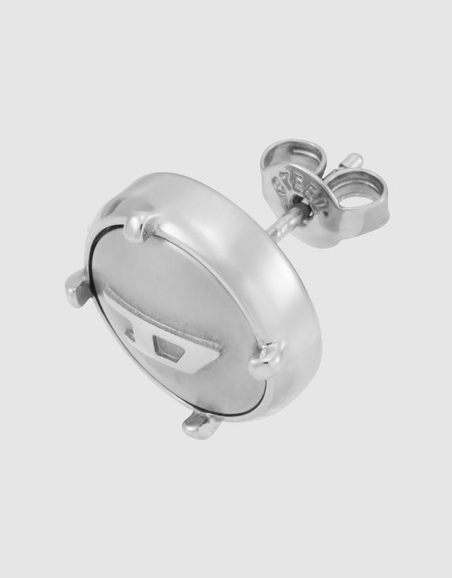 Diesel - Steel Silver Tone Earring