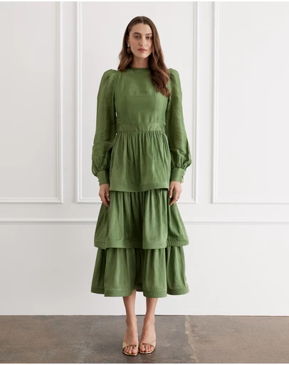 Aqua Blu Australia - Imperial Faye Midi Dress