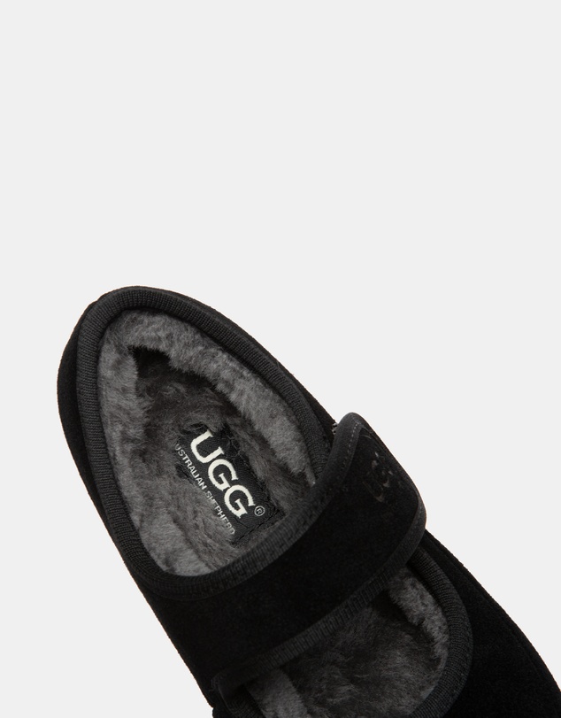 EVERAU - Australian Shepherd Ugg Millie Kids Cow Suede Upper Loafer Oxfords Flats