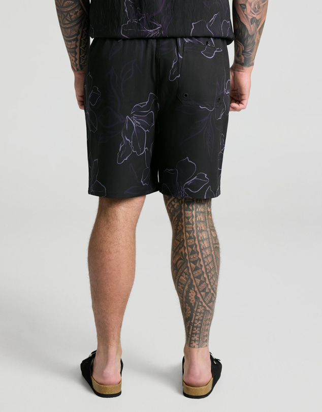 Johnny Bigg - Smoke Floral Swim Short
