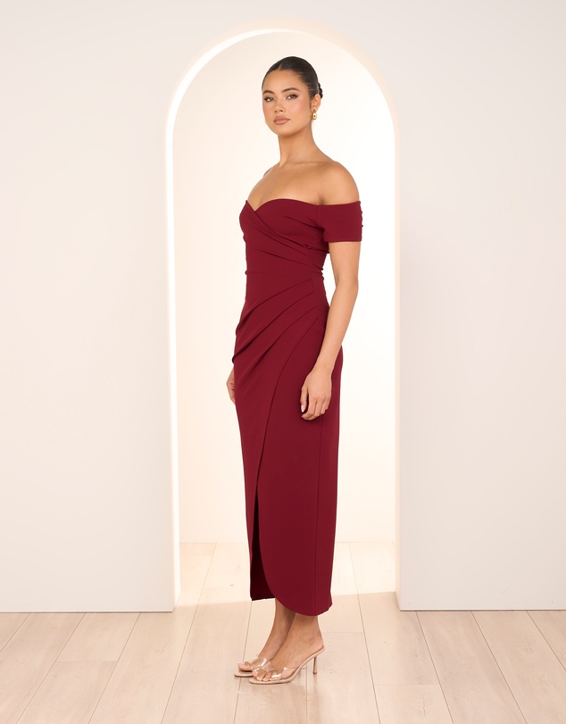 Pilgrim - Jamie Off Shoulder Midi Dress