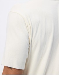 Surrounded By Ghosts - The Grossite Slim Low Neck Rib Cotton T-Shirt