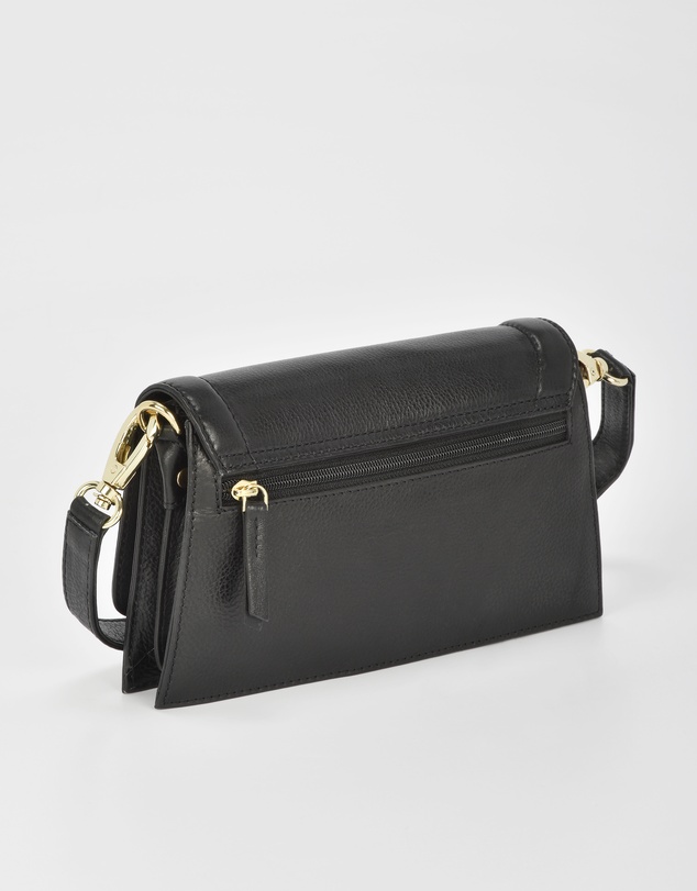 Cobb & Co - Concord Structured Leather Crossbody Bag