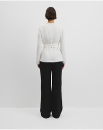 Country Road - Twist Long Sleeve Blouse