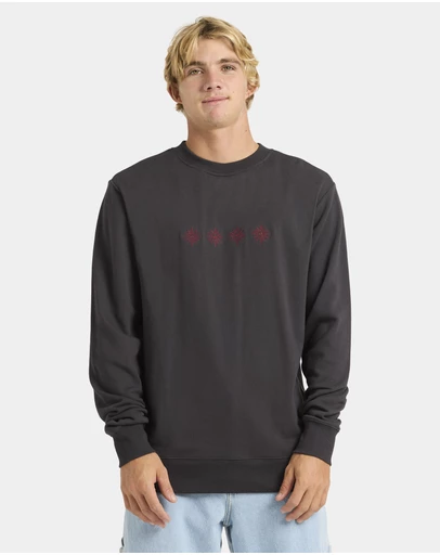 Quiksilver - Mens Static Sun Crew Neck