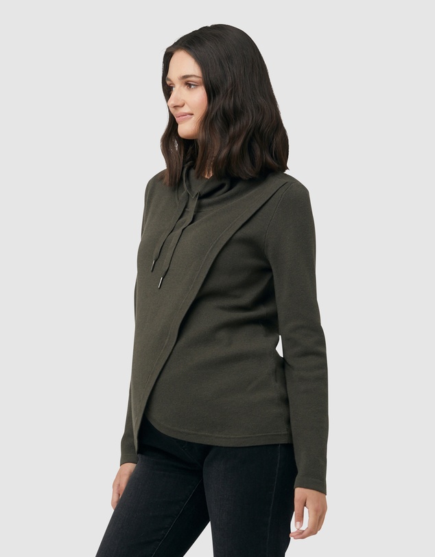 Ripe Maternity - Cassie Cross Over Nursing Knit
