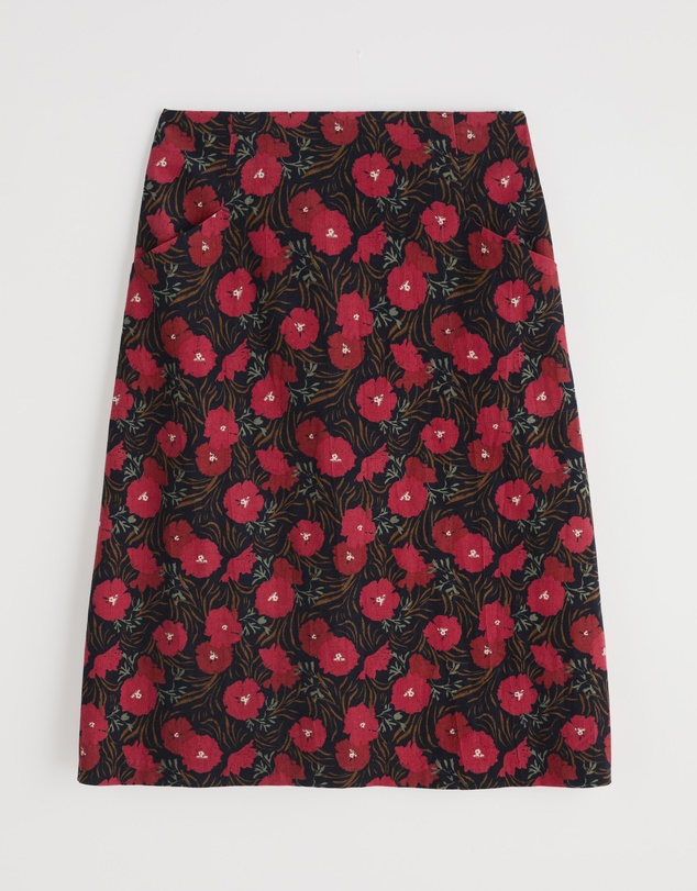 Seasalt - Seasalt Cornwall Navy Forest View Skirt