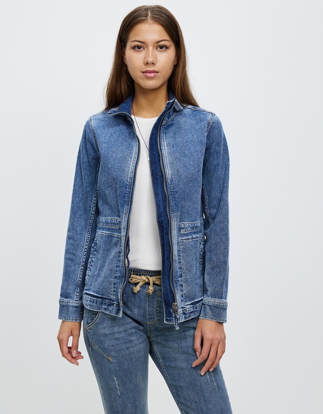 DRICOPER DENIM - Driftwood Indigo Utility Jacket