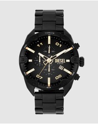 Diesel - Spiked Black Chronograph Watch