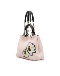 Pre-Loved by Azura Reborn - Pre-Loved Limited Edition Medium Canvas Floral Printed Diorissimo Satchel