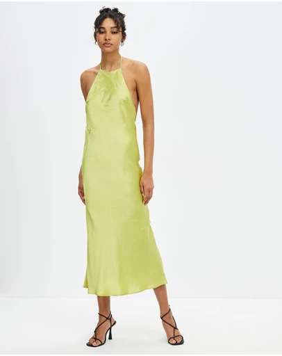 Third Form - Crush Bias Halter Dress