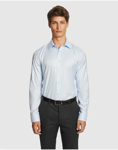 yd. - Maximum Two Ply Cotton Slim Dress Shirt