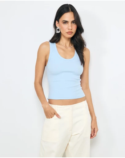 AERE - Cotton Scoop Tank