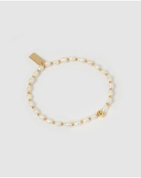 Arms Of Eve - Initial Pearl Bracelet