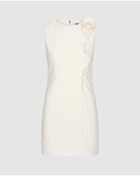 ROTATE - Crepe Mini Flower Dress