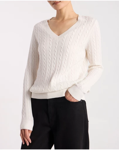 David Lawrence - Everyday Cable Knit Jumper