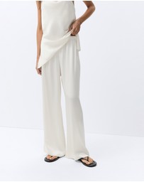 UNISON - Satin Wide Leg Pant