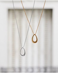 Najo - Vivante Yellow Gold Necklace (45cm+ext)